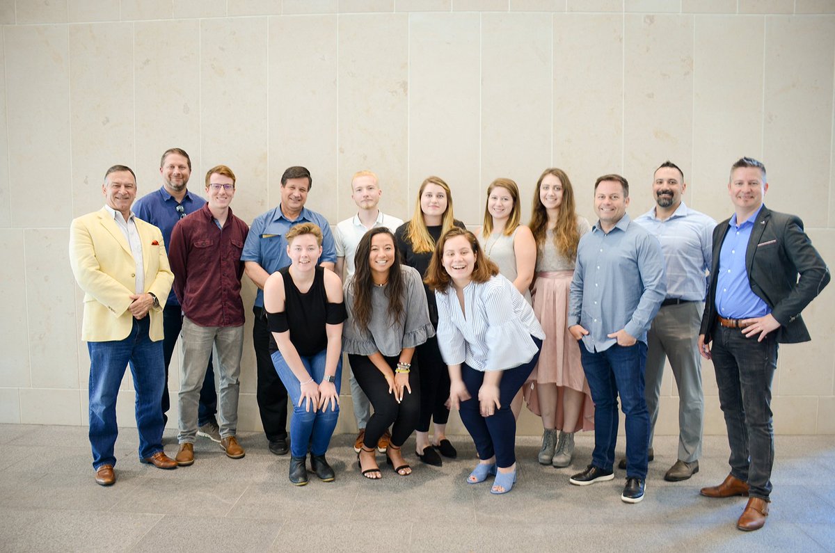 KStateIAID's tweet image. So happy to host our friends from OFS Brands today and to see some awesome work by our 5th year grad students! #kstateiapd #ofsbrands #apdesign #furnituredesign