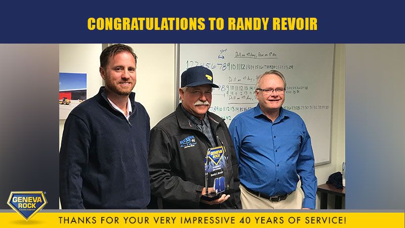 Geneva_Rock's tweet photo. Randy has been at GRP for over 41 years! He is one of the most senior and experienced people we have working in our construction division. He has run every machine we have and has done every type of work we do.
Congratulations Randy! #buildutah https://t.co/XAdaG3aC60