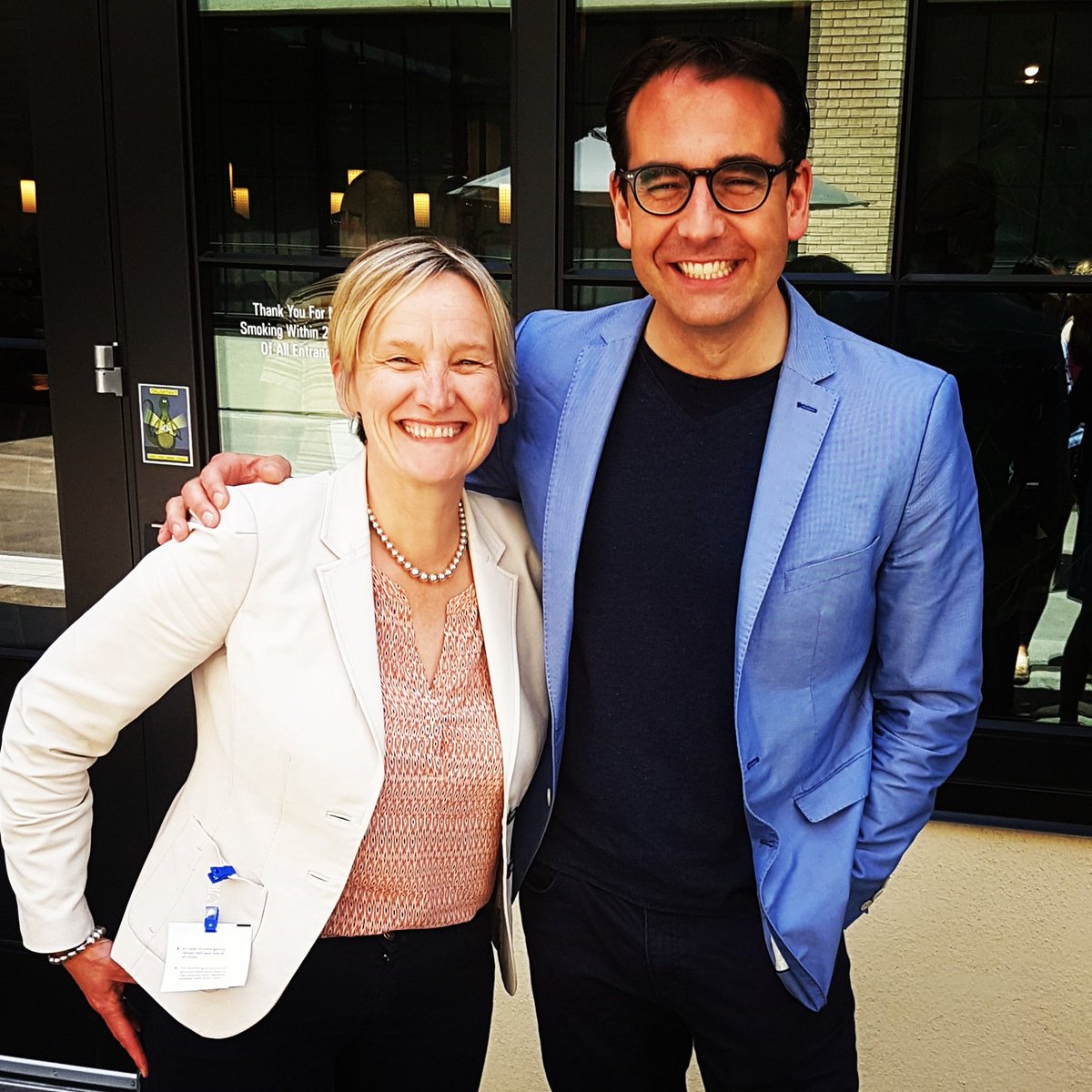 OliBarrett's tweet photo. For over ten years, this superstar has been supporting British companies to make their mark in the US. Here's to you, and thank you @MasonJaclyn #BehindEveryGreatCity https://t.co/sfwGDe19az