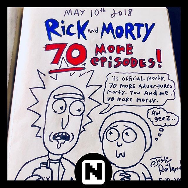 NerdCultcha's tweet photo. They’re not done yet! Rick and Morty has been picked up for a huge 70 episode renewal, more than double the number of episodes there are at the minute!!! Huge news! Let’s just hope there’s not long to wait for a new series 😅.
.
.
.
.
.
#RickandMorty … https://t.co/Is0zI5sEGk https://t.co/6rVngLJ3CM