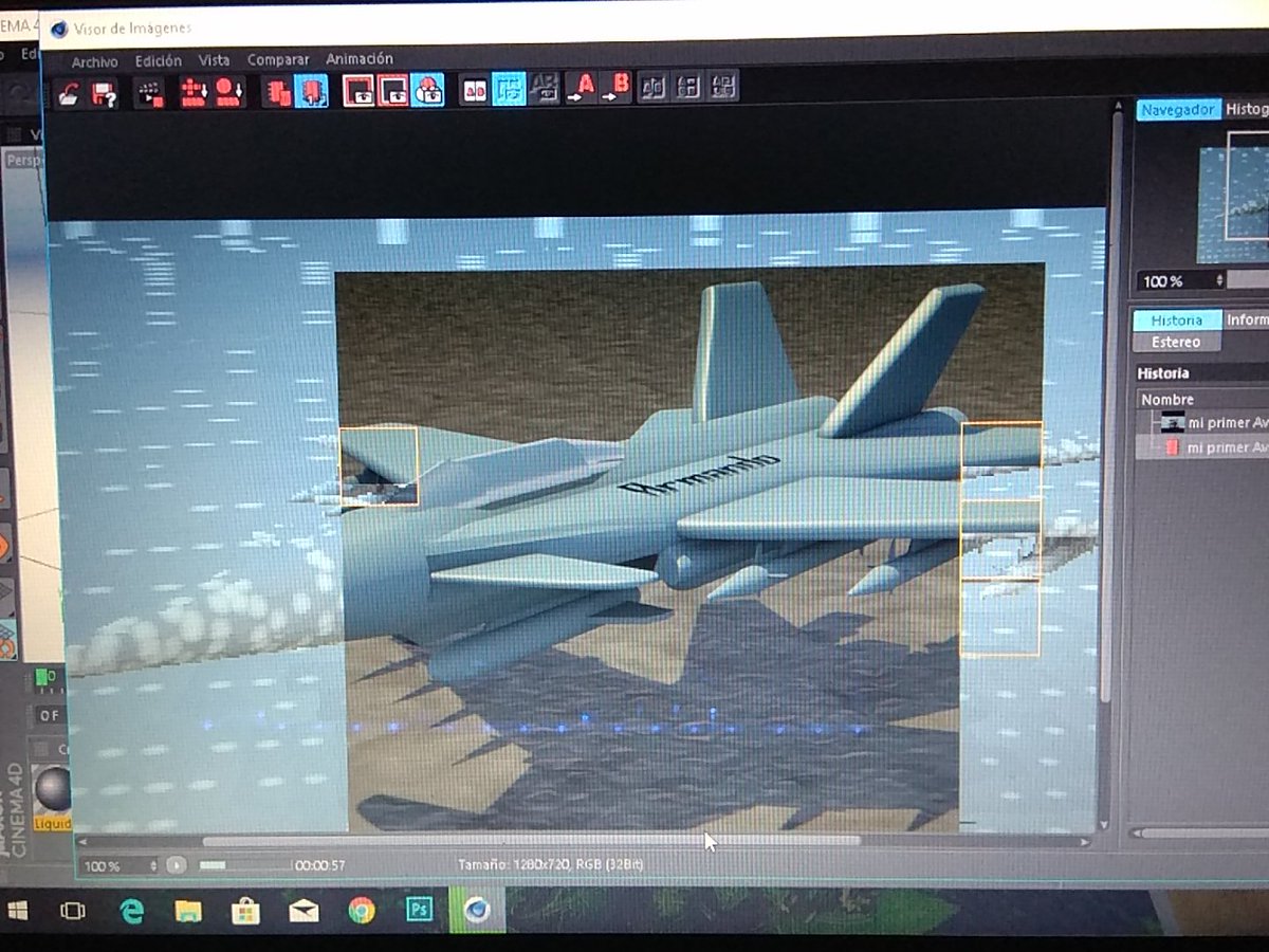 Se viene bestia este diseño de cinema 4D