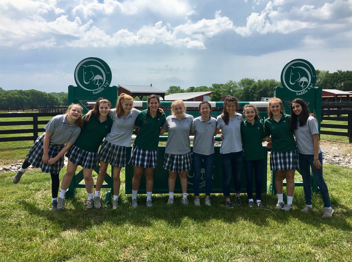 saddleupnash's tweet photo. Big thanks to @HarpethHall's middle school students for their hard work clearing pastures today . . . and a little horsing around! https://t.co/LeMx6o5PE4