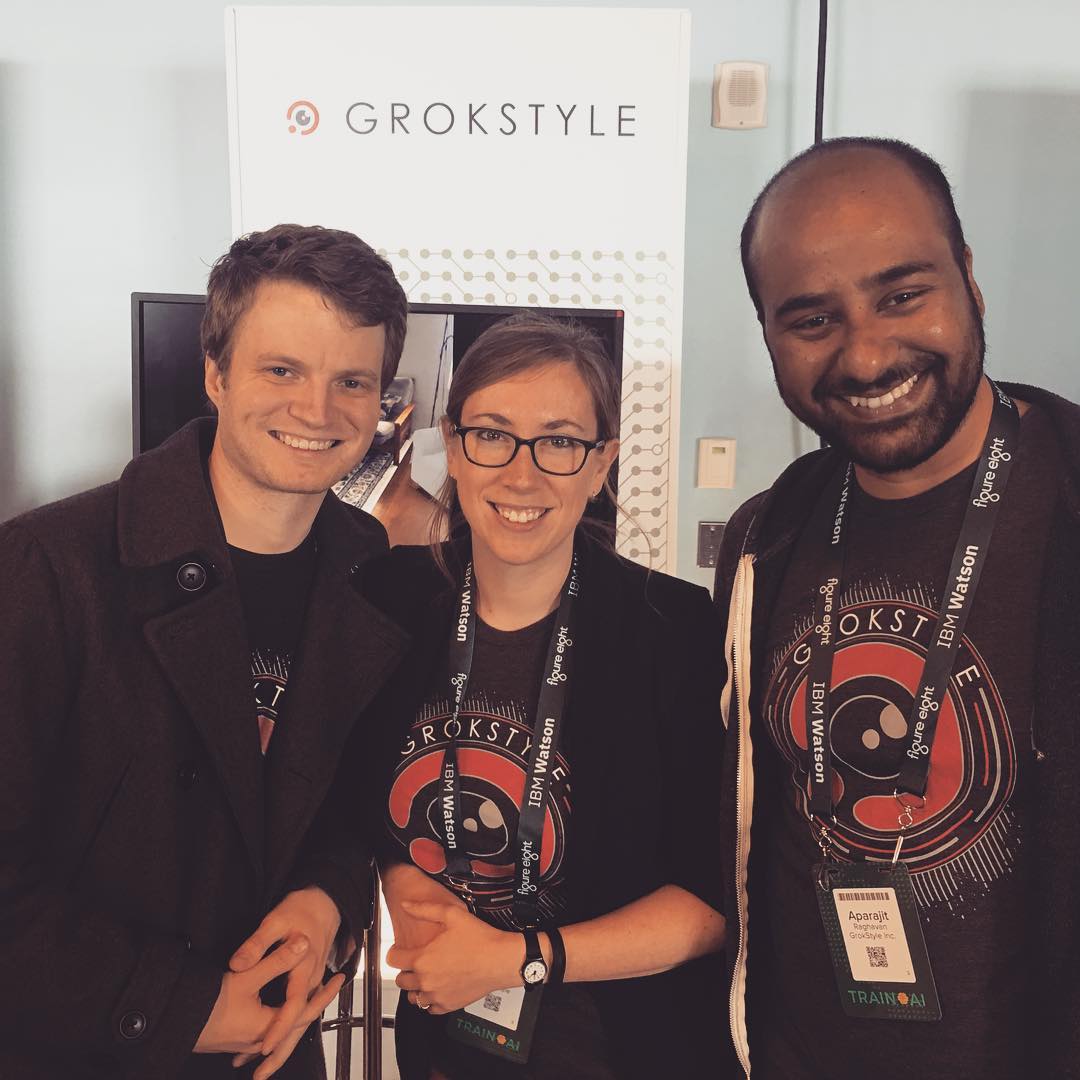 Come visit our booth at #TrainAI2018 to talk about #VisualSearch, #AI, and #Recommendations!