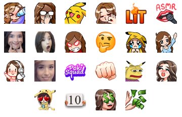 Poki Emotes | PsyduckEvolution | Duck Emotes | Dab Emote | What Emote |  Twitch Emotes | Discord Emotes |  Emotes