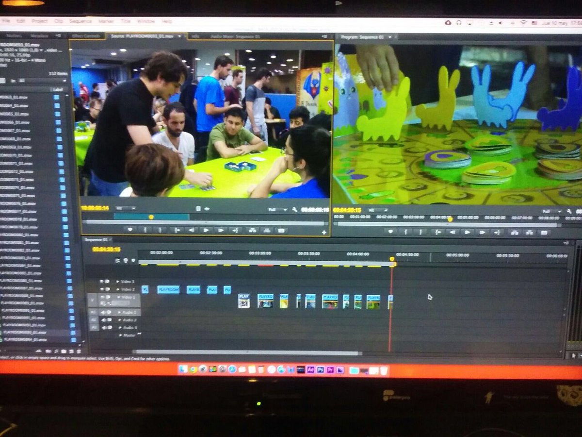 Trabajando en el video de la @GeekOutArg 4.0. Estamos ansiosos. La semana que viene también sale la entrevista a Fraga y a la gente de la Geek Out.