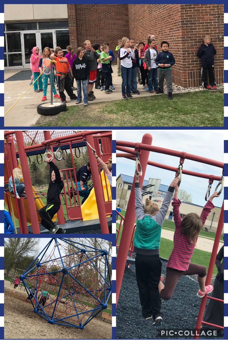 O is for.....obstacle course!!  Today our playground turned into an obstacle course!  #ABCCountdown