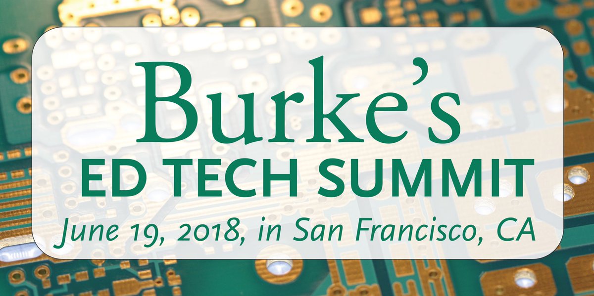 thescienceguru's tweet photo. Join teachers from across the Bay Area to learn innovative ways to leverage technology as a tool for supporting student learning @BurkesSchool June 2018 EdTech Summit featuring @edtechteam - more info at https://t.co/qh8plU7o6y https://t.co/bB4FMrl1aX