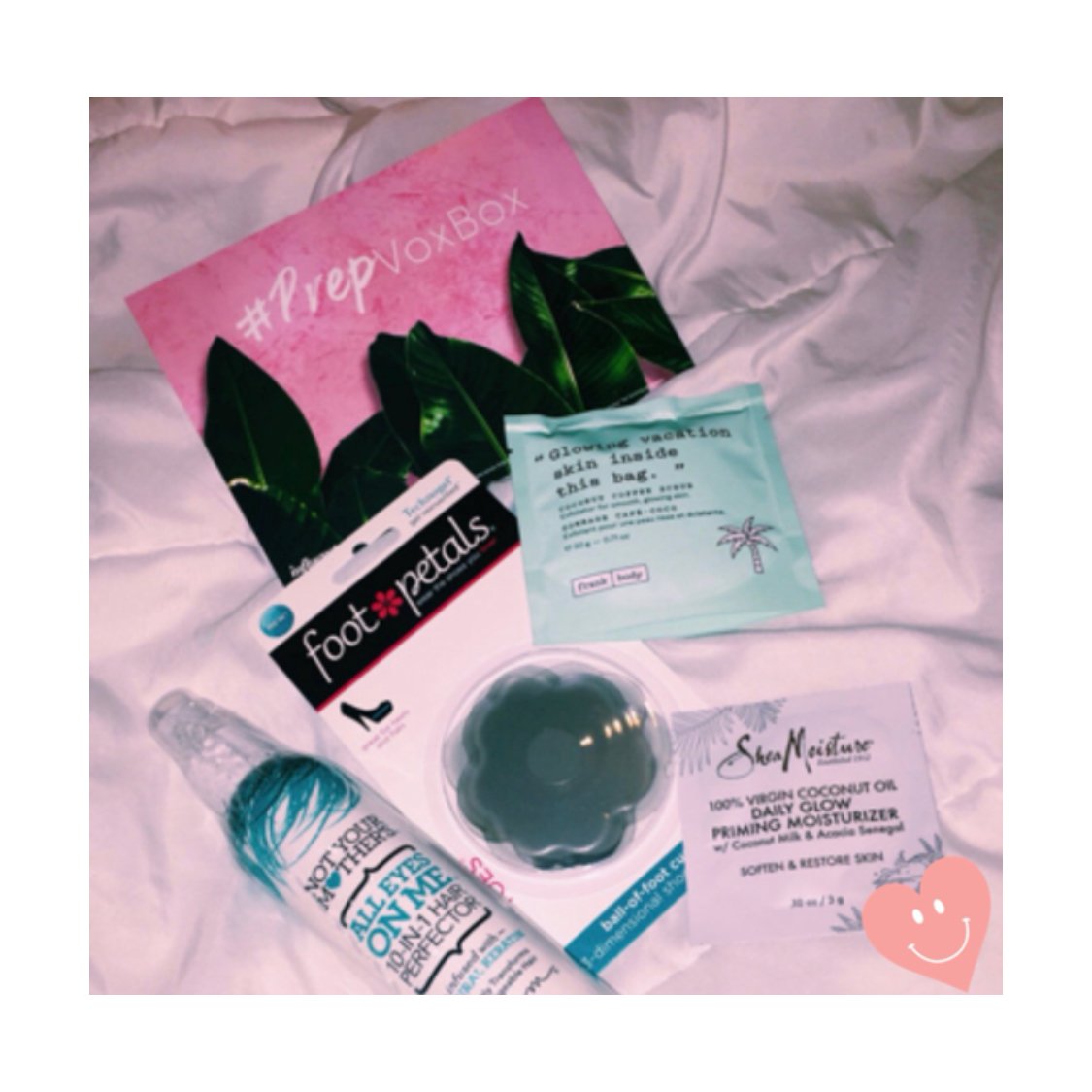lilNachoSupreme's tweet photo. So excited to get a vox box! I really enjoyed trying out all these products! 💕💕😄 @influenster #PrepVoxBox #complimentary https://t.co/6NXu3m77hJ