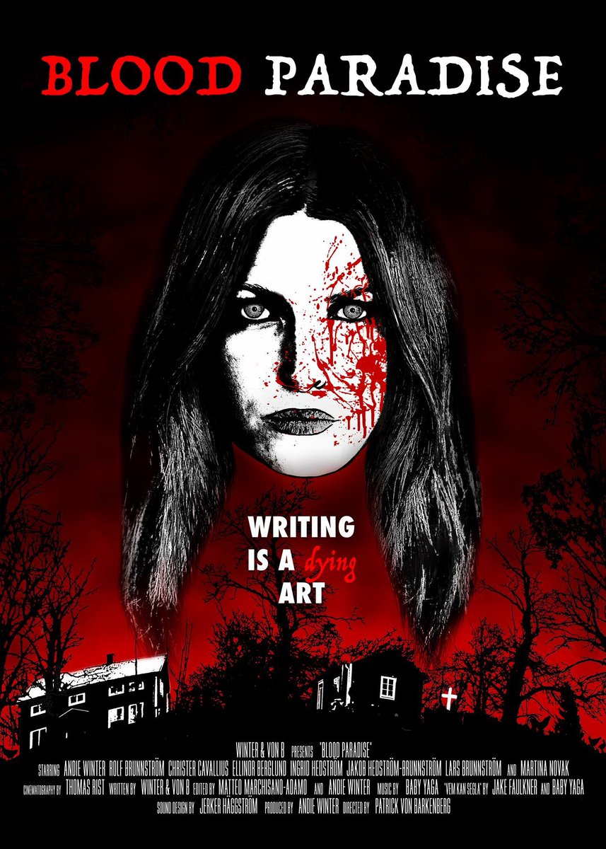 vonbarkenberg's tweet photo. Update poster for #Bloodparadise ☠️🔨💀 #cinema #movie #HorrorMovies #cannes #Cannes2018 @Festival_Cannes #filmmaker #vonbarkenberg #wintervonb https://t.co/2fuSiM7GdB