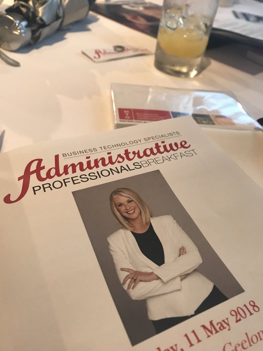 RebeccaBartel's tweet photo. An early start at the @GiveGeelong #adminbreakfast with @TraceySpicer and the @Deakin team #MeToo https://t.co/NlIKtpR97y