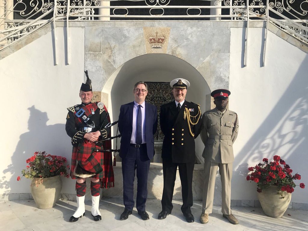 A pleasure to welcome <a href="/BarrNiall/">Niall Barr</a> to mark the end of our #OperationTorch75th commemorations. And while the formal commemorations have now finished we will never forget the sacrifice of all involved. #WeWillRememberThem
