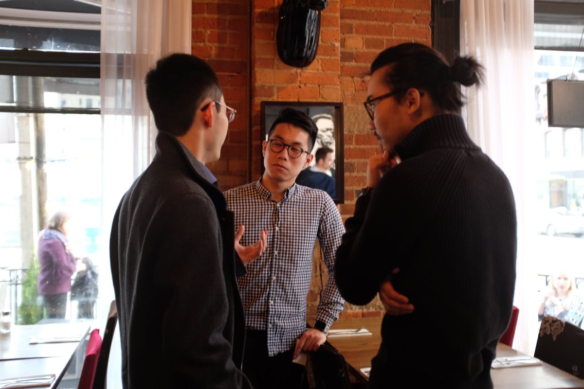 OneLedgerTech's tweet image. On May 9th, 2018, we held our first meetup even in Brownstone Bistro, Toronto. OneLedger on behalf of our management took immense pleasure in inviting leading experts in the blockchain field with diverse backgrounds to share their insights in the #blockchain technology.
