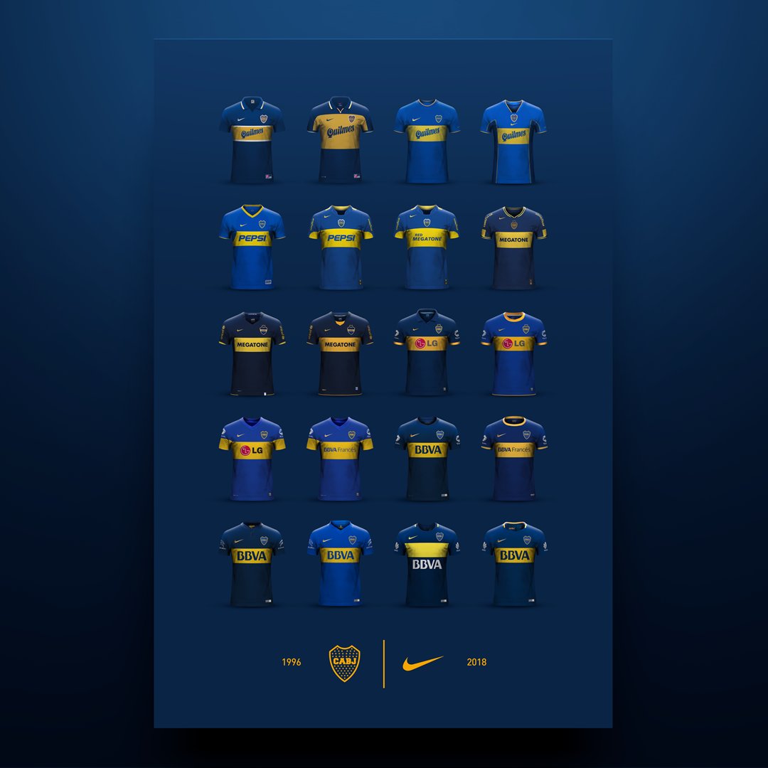 camiseta nike de boca