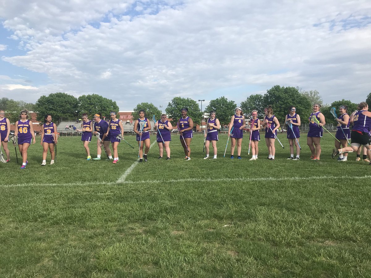 Great 6-0 win over Hazelwood West! Reminder: no practice tomorrow. Go support soccer at 6pm. Show your team spirit &amp; sport lacrosse jerseys! Maybe team bonding after? 💜💛
#LoveThyKougar #MyRK #kougswithsticks