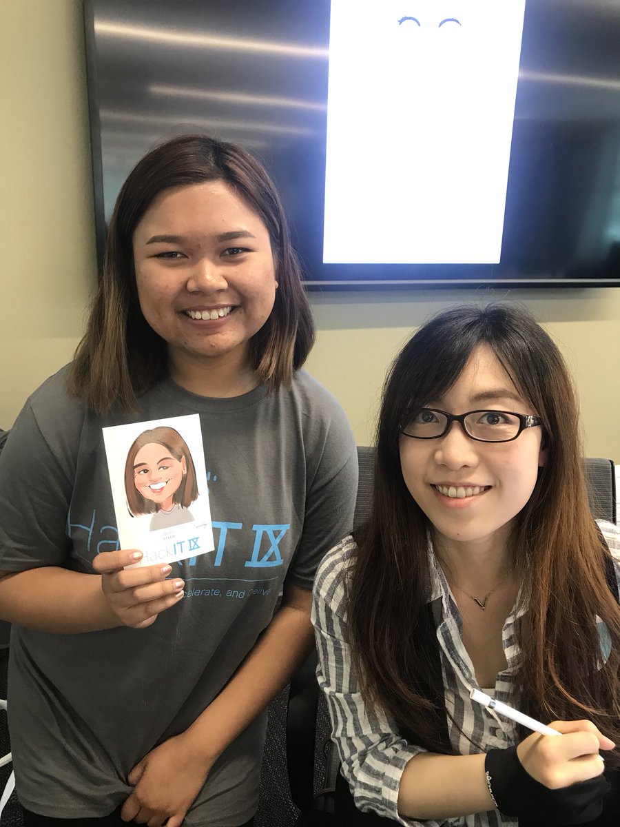 silrodrigar's tweet photo. Let the caricatures begin !! #CiscoHackITIX #HackITSJC https://t.co/4s9bzwEy8J