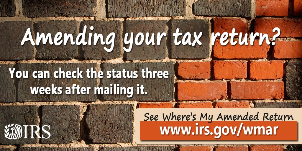 IRSnews on Twitter "You can track the status of your amended tax