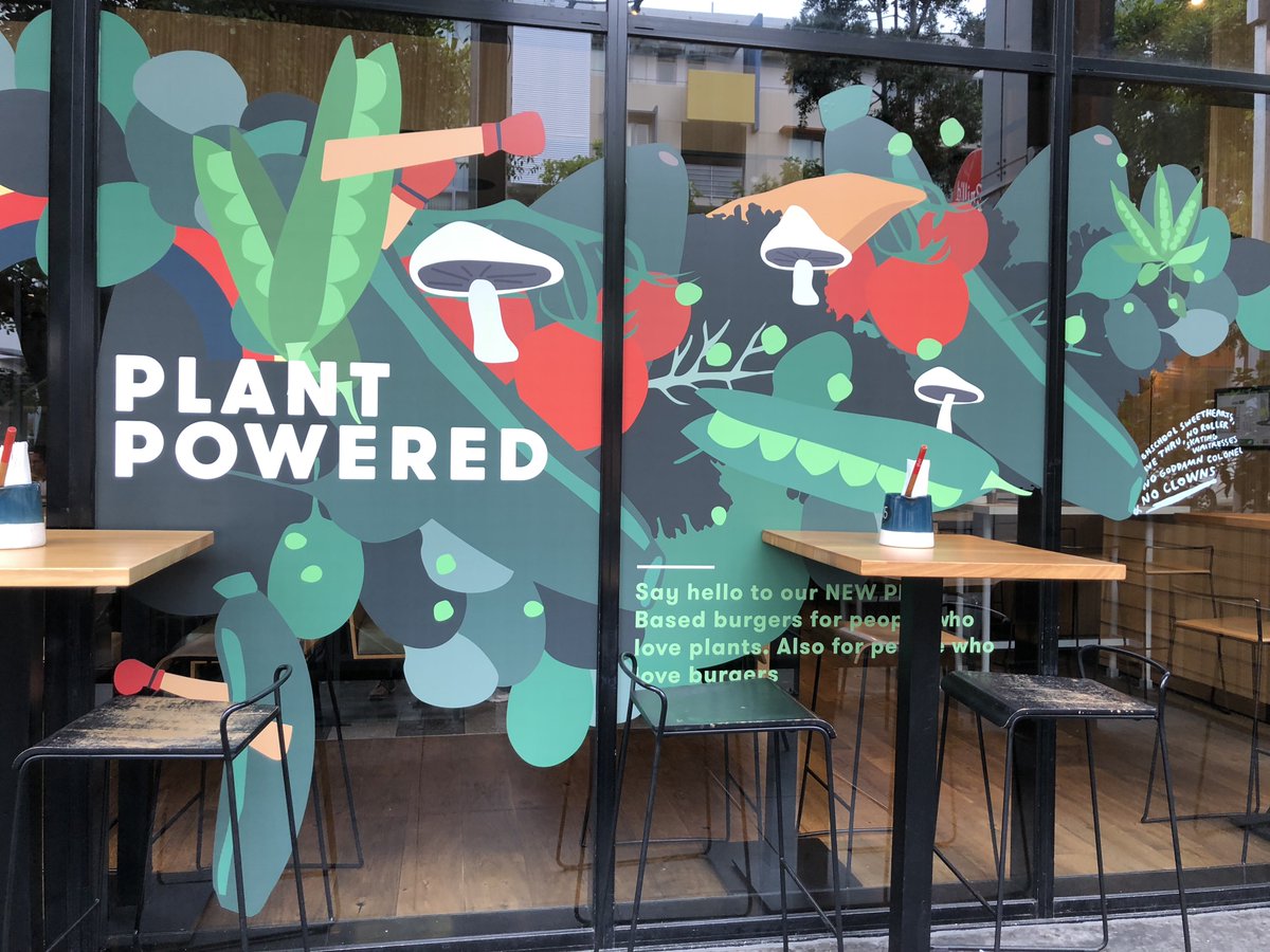 SeedPropeller's tweet photo. The rise in #plantbased eating isn't a fad. People care about their health and restaurants are changing to cater to them!

[Seen at @GrilldBurgers locations around Brisbane] https://t.co/UYuZLurJ6K