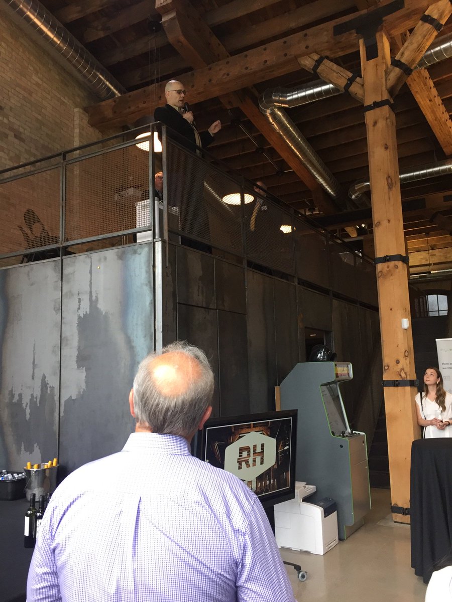 LondonSoup's tweet image. RT @Sandy_Dales: Dave Billson welcomes the crowd in the London Roundhouse to the launch of the new #RHAccelerator @RHAccelerator #LdnOnt @dbillson