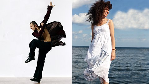 TKCOfficial's tweet photo. Live now on Millennium Stage: Cuban-Dutch composer Keyla Orozco and tap-dancer Max Pollak merge American rhythm tap with Afro-Cuban music &amp; dance as part of #ArtesdeCuba.

Tune in: https://t.co/VRwN5DrOjk https://t.co/cT5ZoQE8qZ
