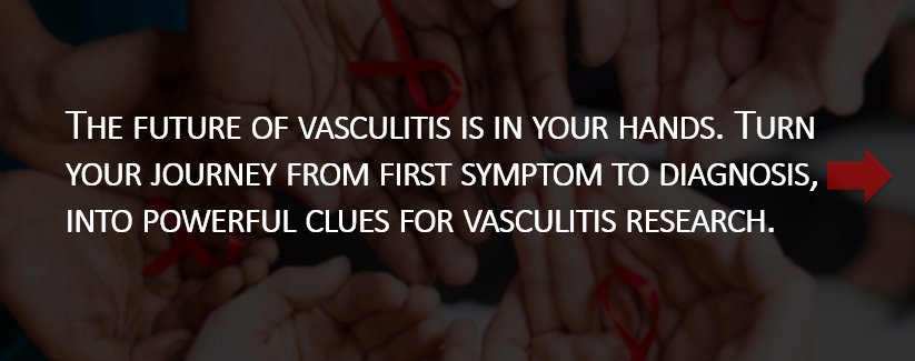 vpprn's tweet photo. There is still time to participate in the Journey to Diagnosis study!
We need more patients living with ALL forms of vasculitis to participate! https://t.co/O4S3JqAivb #vasculitis2018 #vasculitisresearch https://t.co/7ls7ttHljB