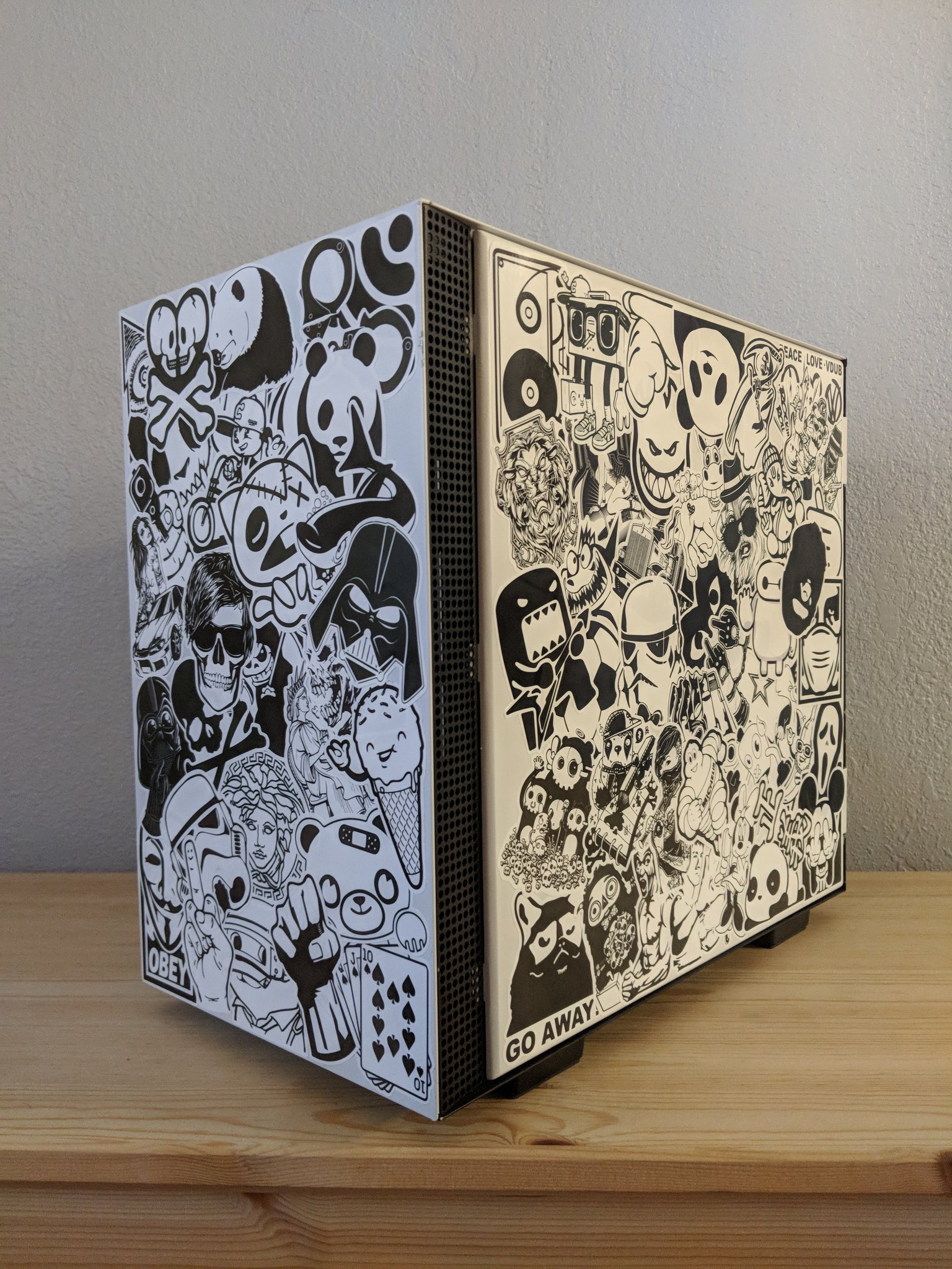 supreme shrimp sticker