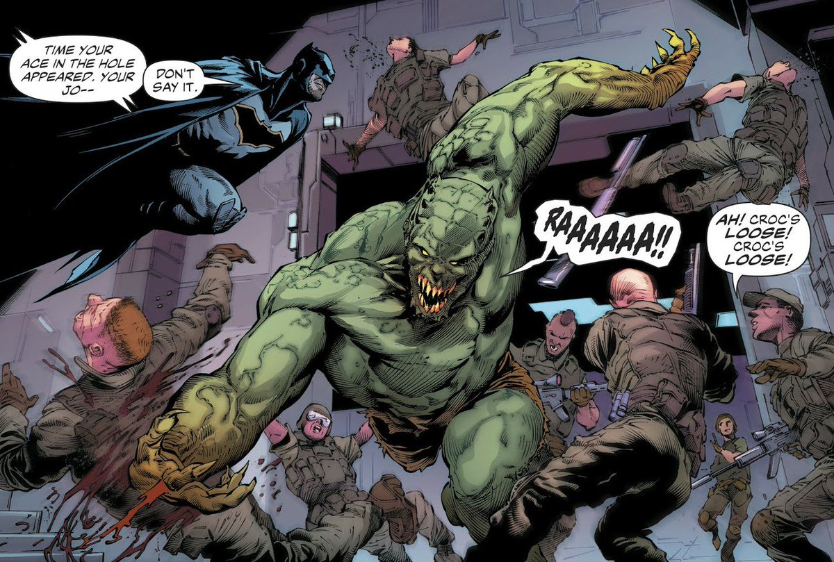 "Can't cage the croc."