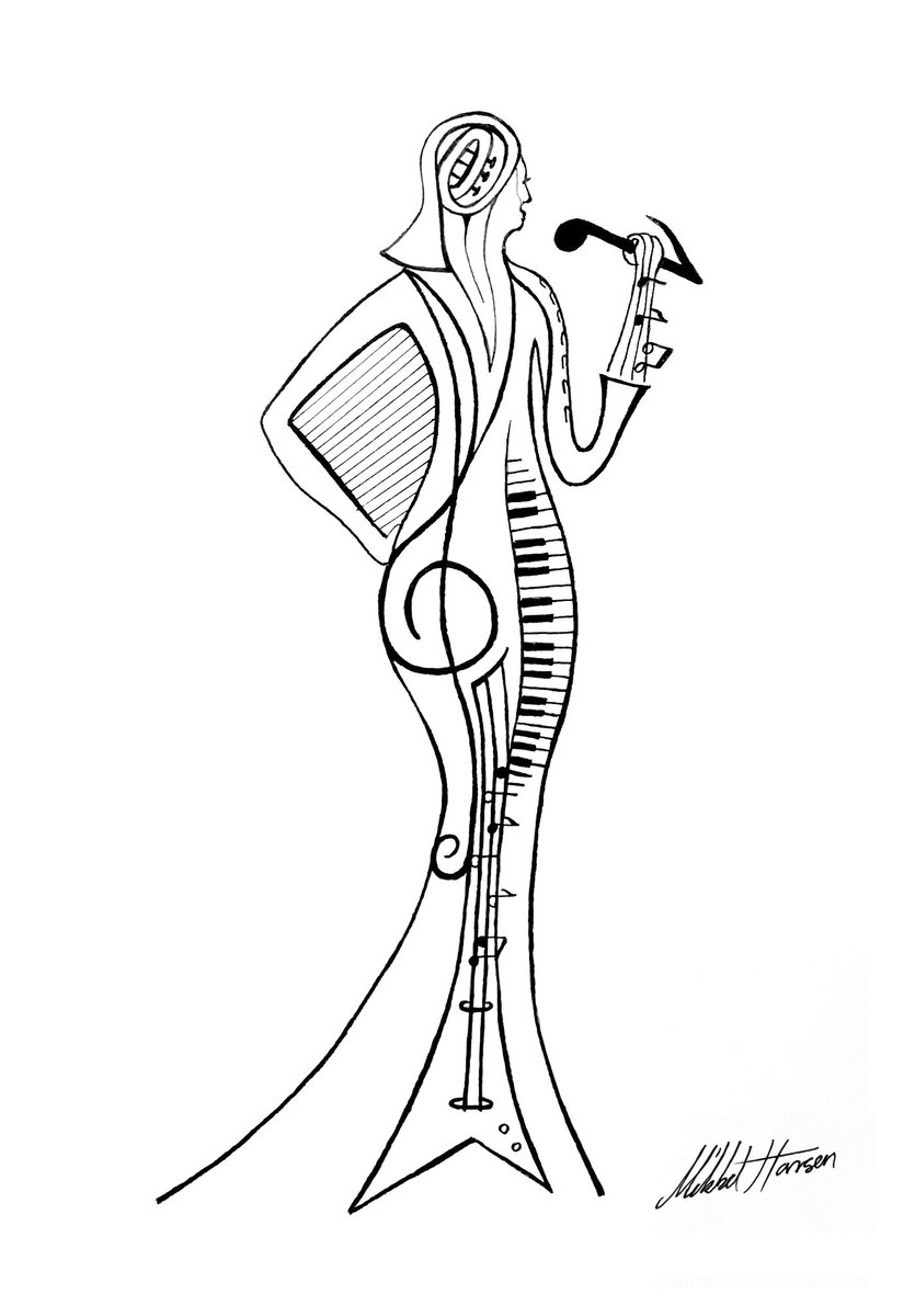 The Lady in music
Do you see a lady or instruments?
#music #ink #drawing