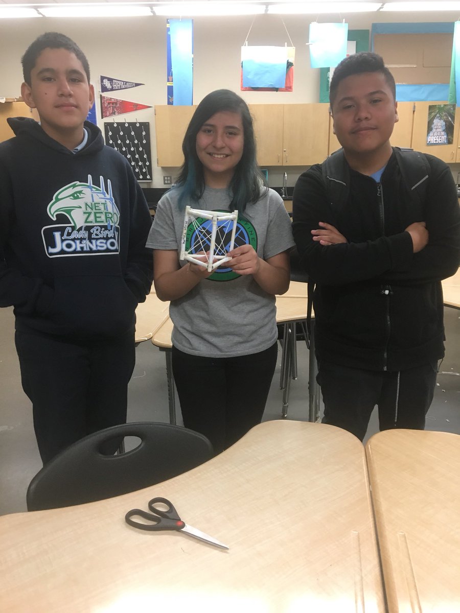 Solano_science's tweet photo. How do @NASA engineers design strong structures? My 7th grade engineers could tell you! 27 books stacked! @netzeroJMS https://t.co/shmSVZJdbn