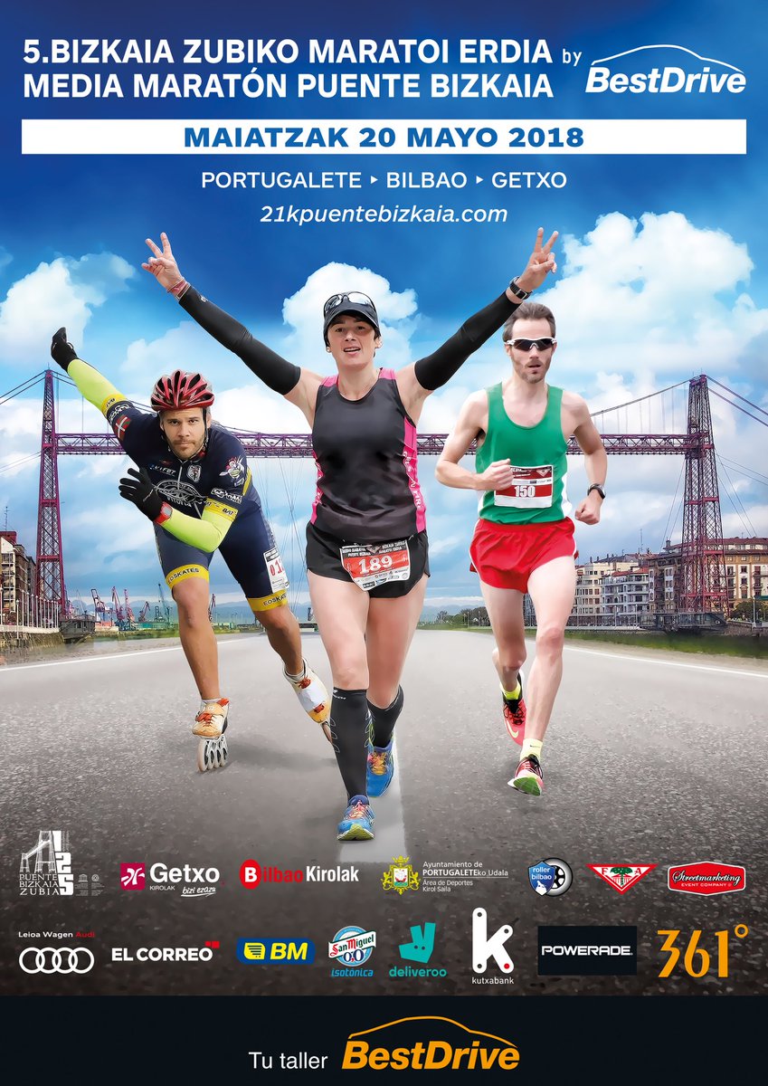 📍El próximo 20 de mayo nos vamos a Getxo ‼️
Allí nos espera una gran carrera ‼️