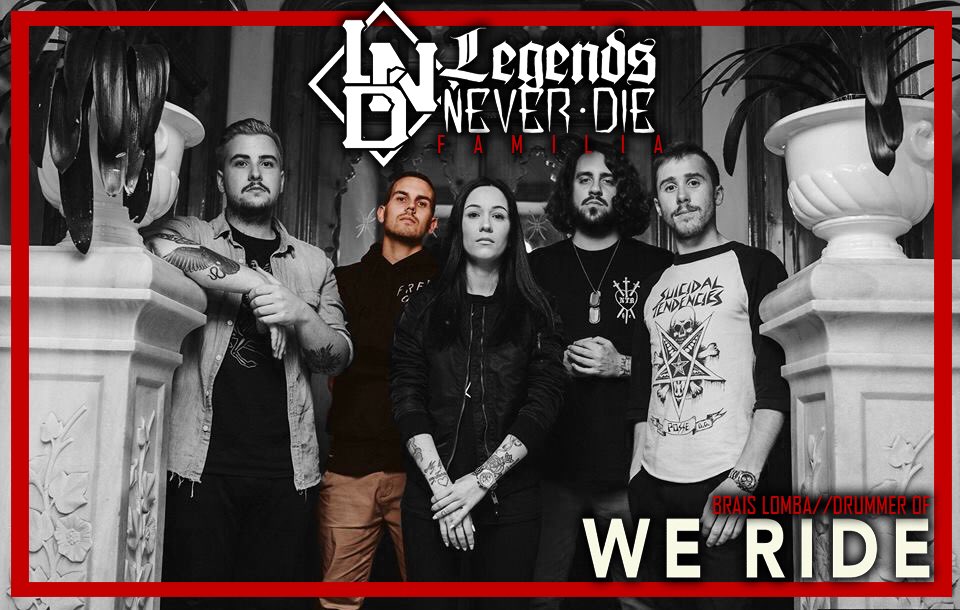 LNDxFAMILIA.  Brais Lomba drummer of <a href="/werideband/">WE RIDE</a> has been part of our fam for a long time and always supporting the gear! Be sure to checkout our brothers music and support the band.

#LNDxFAMILIA