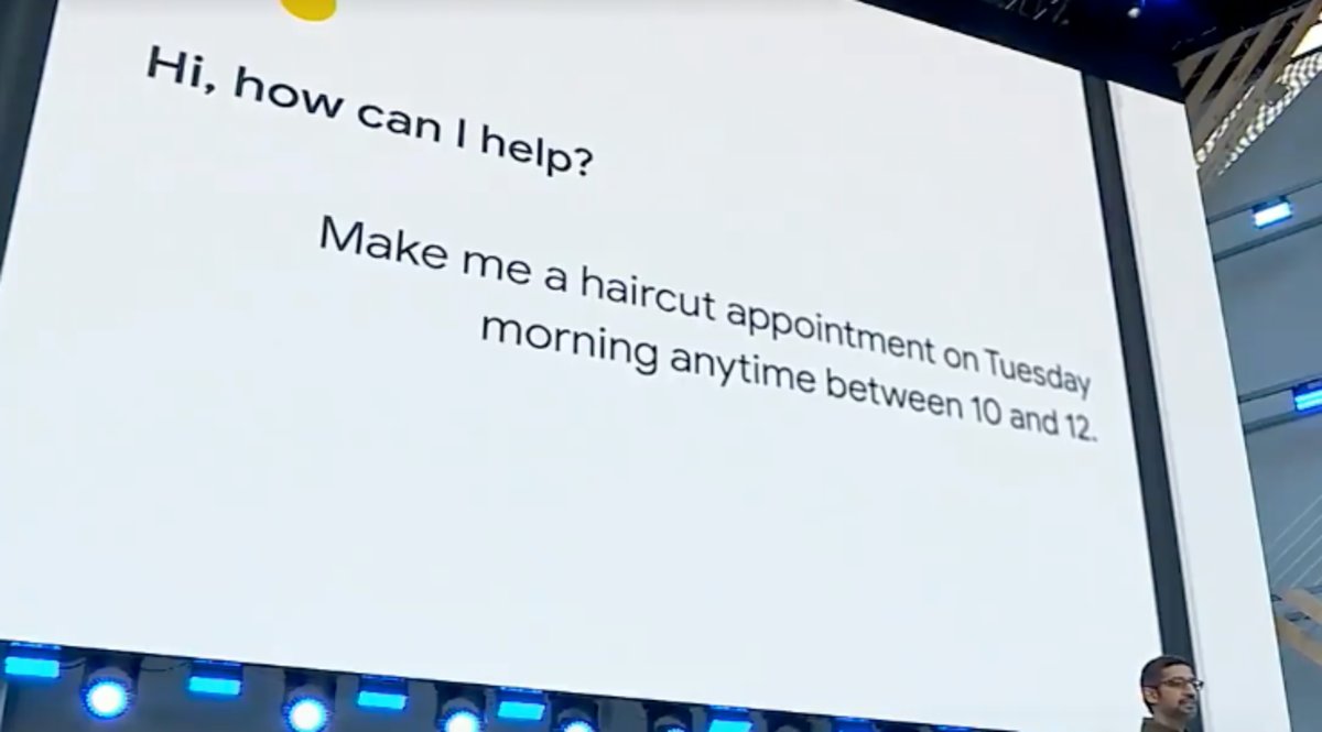 fabvdv's tweet photo. Google Will Blow Your Mind In This Demo Of Its Newest Assistant Making a Phone Call https://t.co/XwupiwJLPg https://t.co/GRUVADbwKY