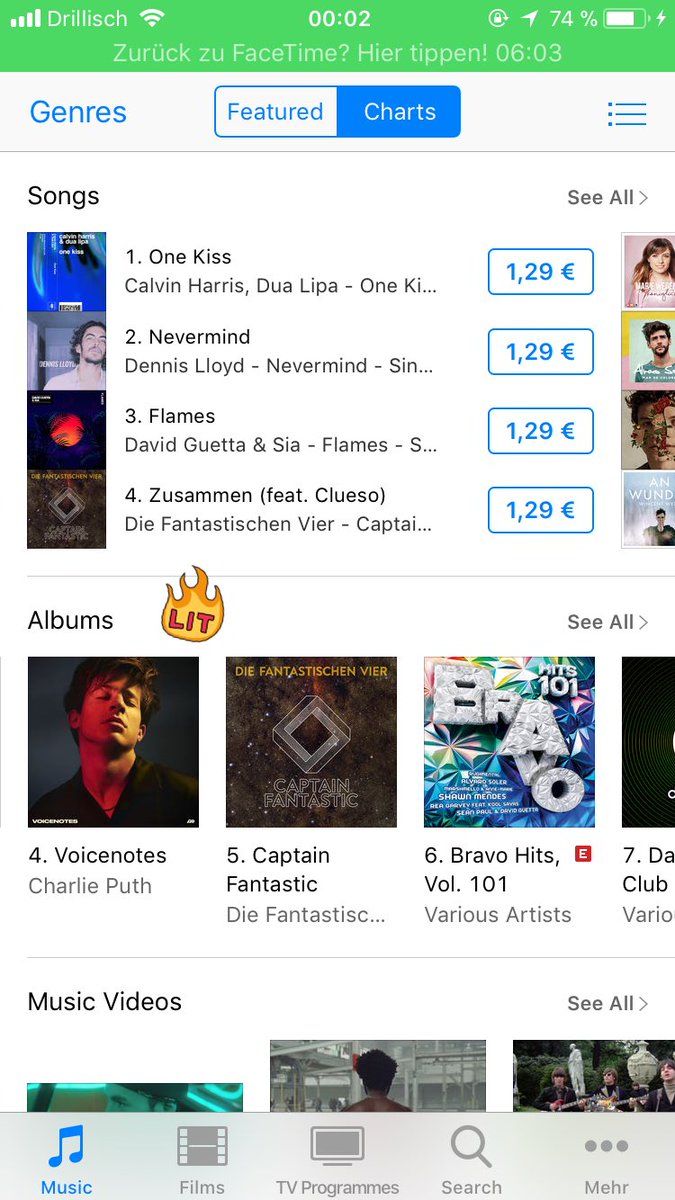 sosdar_bieber's tweet photo. #VoiceNotes by @charlieputh is on no.4 in germany🔥 https://t.co/sjF9Ls1sPt