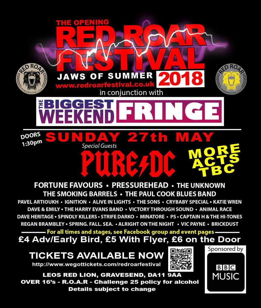 AnimalRacemusic's tweet photo. We'll be playing Red Roar Fest at Leo's Red Lion in Gravesend on Sunday 27th, also will be Alfie's last gig! https://t.co/zv9bwP1IXF