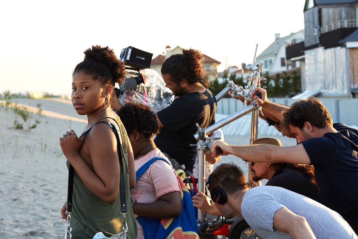 nightcomeson's tweet photo. #TBT being on set with @Domfishback,  #TatumMarilynHall, and the #crew on the #beach. More info coming soon about the release!
#NightComesOn #film #sundance #theshaderoom https://t.co/QaXYrfemnY