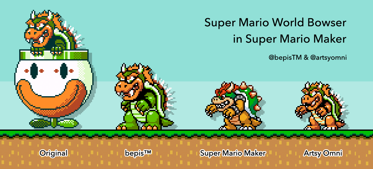 Omni Jacala on Twitter: "I was never really a fan of the Bowser sprite