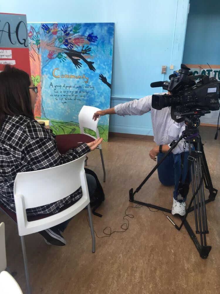 Sfc middle school girls created amazing apps for the global app competition technovation. Channel5 news interviewed them today. They built an app to tackle bullying, teen depression and domestic abuse. We wish them luck for the regional pitch finals on Saturday. #csinsf