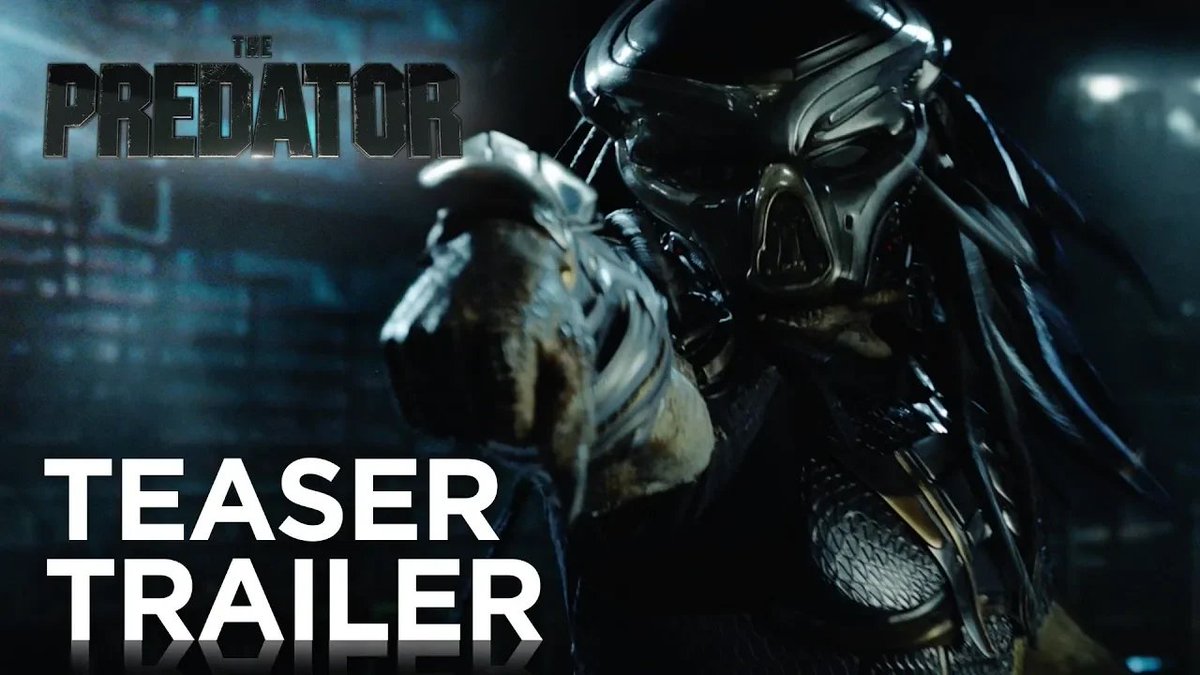 teasertrailer's tweet image. The Predator - new movie trailer: teaser-trailer.com/movie/predator…

#ThePredator #ThePredatorMovie #Predator4 #Predator #MovieTrailer