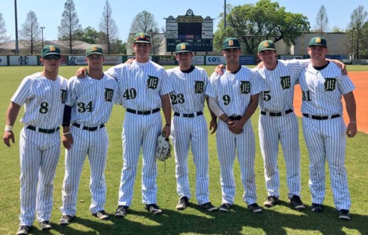 stephen_kleinjr's tweet photo. Thankful for everything Loyola has done for me to this point, but I am truly blessed to take the 2 year JUCO route and further my baseball career at Delgado Junior College.
Thanks again to my family, coaches, and teammates! #GoDolphs!#delgadobaseball #9reppin https://t.co/1xBbJI8rw1