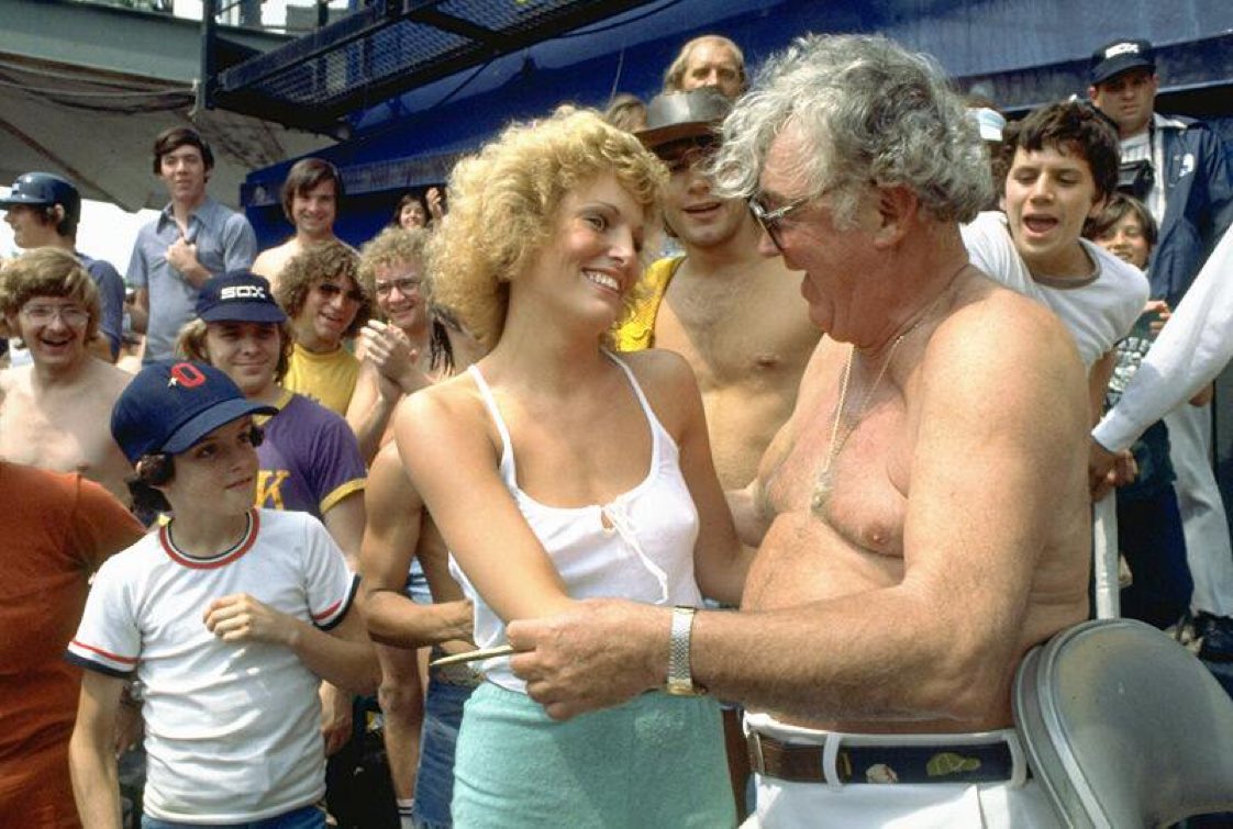 Super 70s Sports on X: I think I speak for all of us when I say we  desperately need more shirtless baseball announcers flirting with braless  women during games.  / X