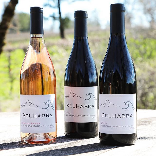 VinfluenceWine's tweet photo. Syrah: pretty in pink and red. 😘 So excited for our shipment this month featuring three awesome bottles of #syrah from @belharrawines 🍷 See link in profile for their story!! https://t.co/IZYXrWcMBf https://t.co/sao0l7i6jm