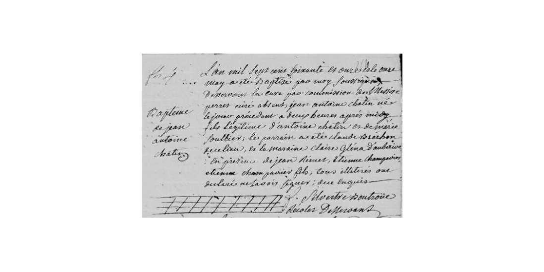 LDGenealogie's tweet photo. #1J1Collatéral Le 11/05/1771 dans la commune de St-Thomas-en-Royans (26) a été baptisé #CHATAIN Jean Antoine fils de mes ancêtres #SOULLIER Marie &amp; d'Antoine, il est le 3ème enfant d'une fratrie de 13 enfants et le frère de mon aïeule #CHATAIN Rose qui épousera #MORARD Hyppolite. https://t.co/7PzHZYpDBG