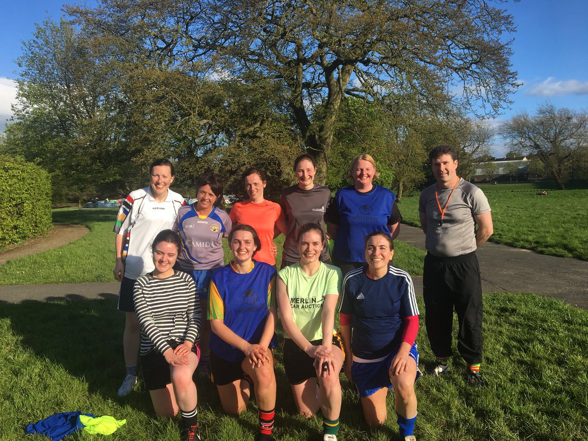 <a href="/UHW_Waterford/">Univ Hosp Waterford</a> have entered into upcoming <a href="/LadiesFootball/">Ladies Football</a> Interfirm blitz on Sat 26th of May. Two training sessions so far, with either weather extremes 🌨&amp; ☀️. Great fun &amp; enthusiasm had by all. All <a href="/UHW_Waterford/">Univ Hosp Waterford</a> female staff  welcome to come along &amp; join in.