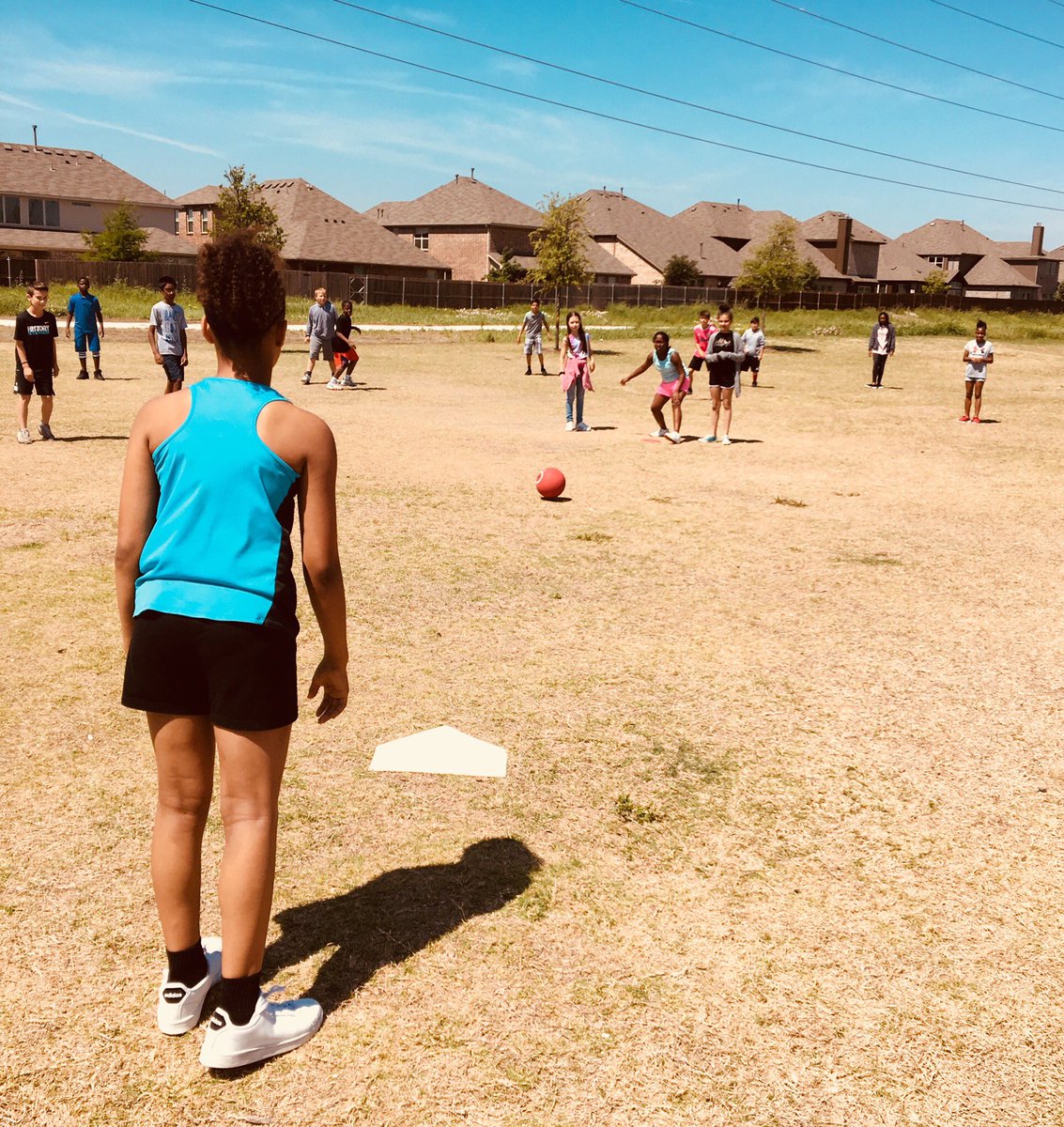 PartainPECoach's tweet image. 5th grade @CoyMillerElem Kickball Tournament this week - who will move forward to play the teachers? #competitivefun #healthyzoneschool