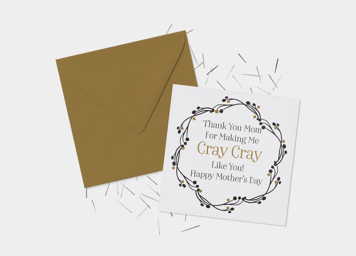 CornyJules's tweet photo. A Mother's Day card that keeps it real. #crazymom #mothersday #greetingcard #keepitreal #graphicdesign #freelancehustle https://t.co/0drWUcJGBy