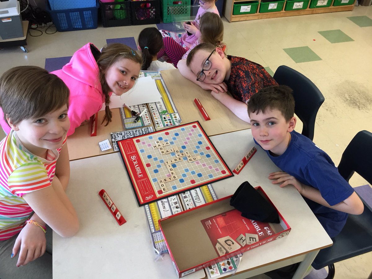 belinda_loder's tweet image. Learning through play. Using the game Scrabble for Word Work. #grade3fun #playbasedlearning #wordwork @HTEK6 @NLESDCA