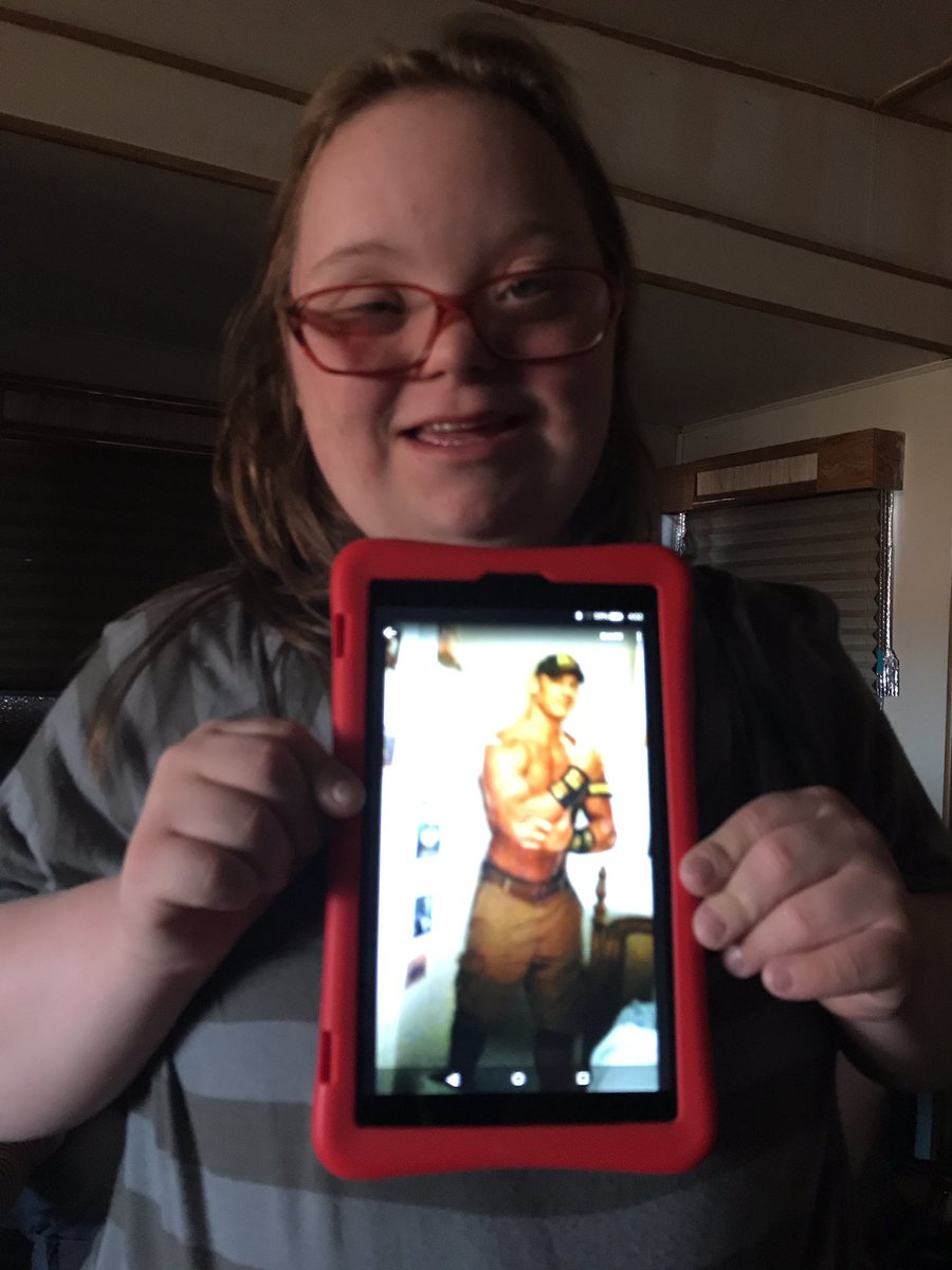 Ayeboosh's tweet photo. @JohnCena you would make my dream come true if I met you for my birthday on May 25! 
-Love Ali https://t.co/SO8TEXbrPl