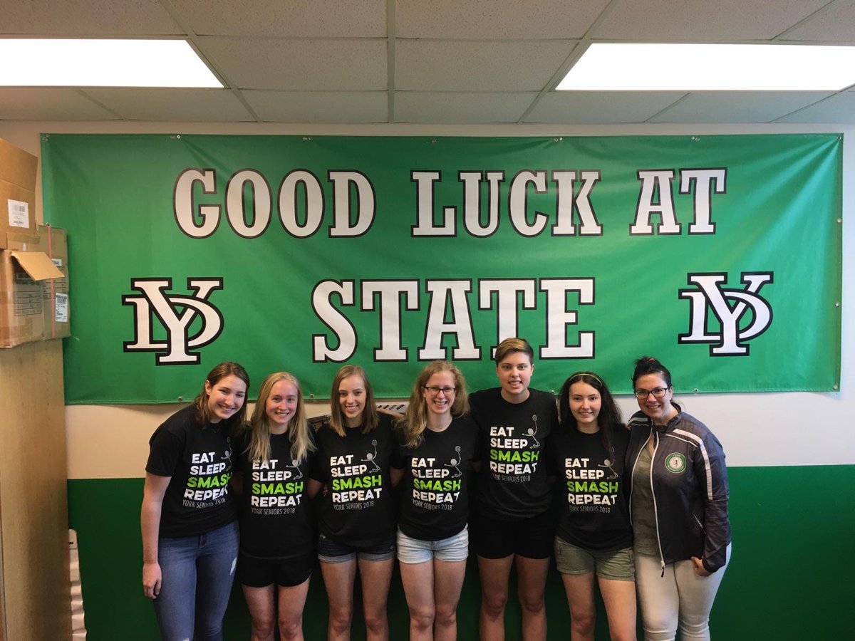 YorkBadminton's tweet photo. State bound! @YorkAthletics https://t.co/mXkJXNkbrJ
