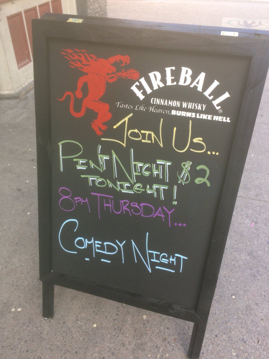 Ginnsunami's tweet photo. Hey Durango! It’s PINT NIGHT on Thursday nights at the El Rancho Tavern. $2 pints on all draft beers starting at 8pm. #PintNight #Comedy #Beer https://t.co/QjZCnWRDG9