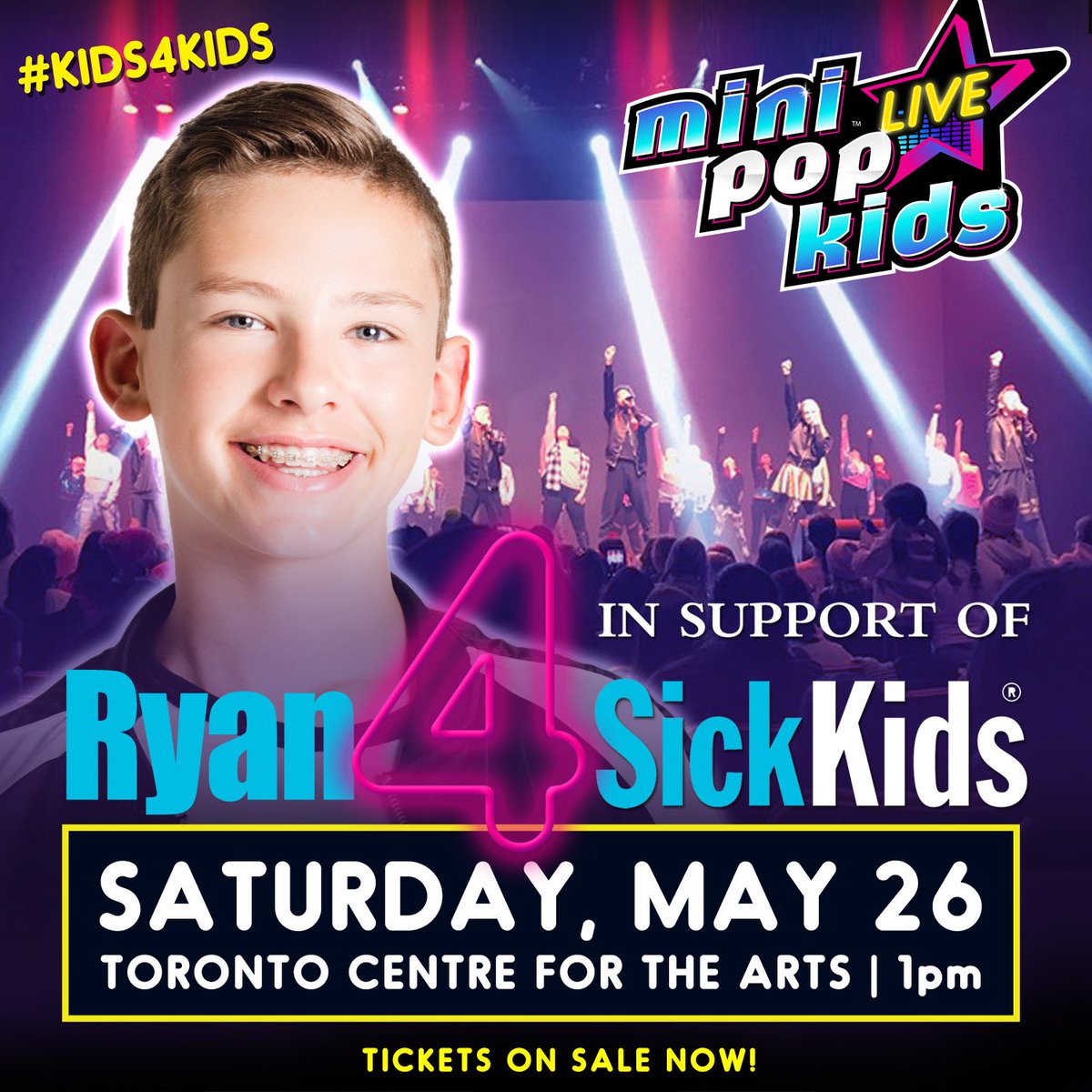 Mini Pop Kids Ryan Is For Sickkids Are You Join Us At Our Fundraiser Concert On May 26th To Support This Amazing Cause T Co Yeqcm26lz3 T Co Pwmwpatrzp