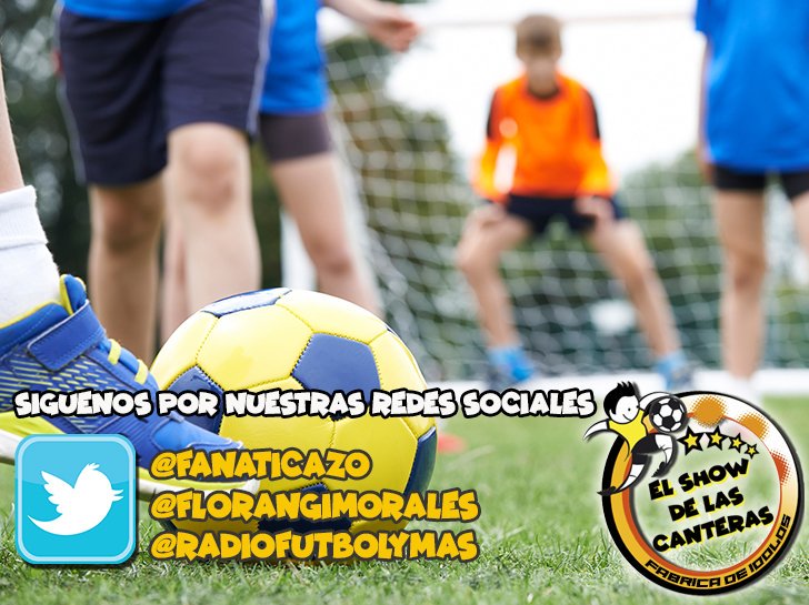 Futboolyalgomas's tweet photo. @showcanteras es Patrocinado por @GrupoJHS1 @deportesjhs #MotoWeb #FarmaDiez #MazdaJaponRepuestos #RofercaSiestamas #ArepaCuadrada #FogonDeLeña #CadenaRecordInternacional Sabado 8 am x @radioactiva101 Corre la Voz #CanchaUnet @DvoTachira @FlorangiMorales @fanaticazo https://t.co/a14DNiBYwz
